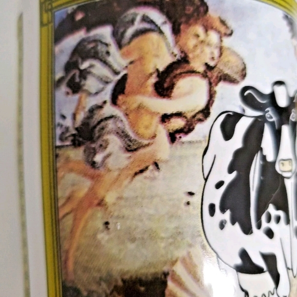 Classical Cow Fine Art Mug Birth of Venus Buttercelli/ Haystack Claude Moonet - Picture 4 of 10